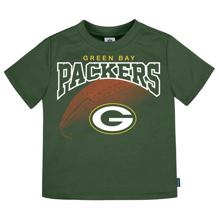3-Pack Baby & Toddler Boys Packers Short Sleeve Shirts