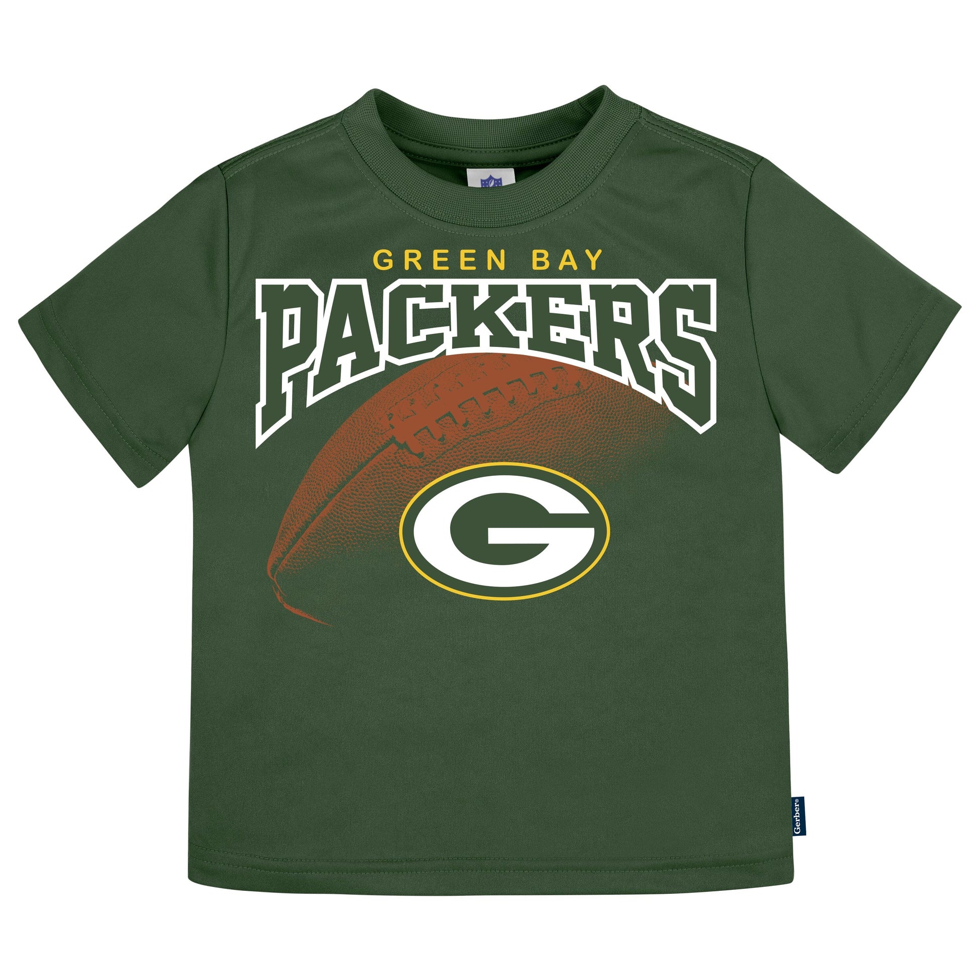 3-Pack Baby & Toddler Boys Packers Short Sleeve Shirts