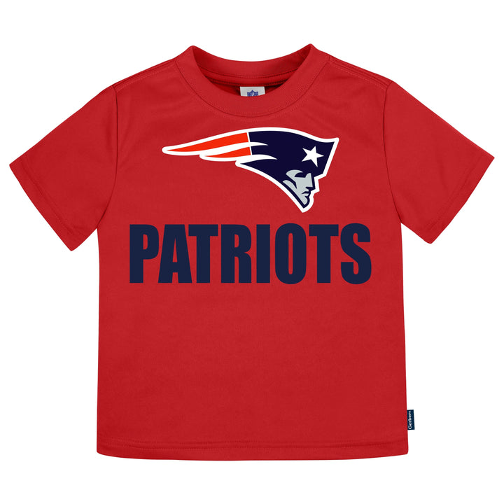 3-Pack Baby & Toddler Boys Patriots Short Sleeve Shirts