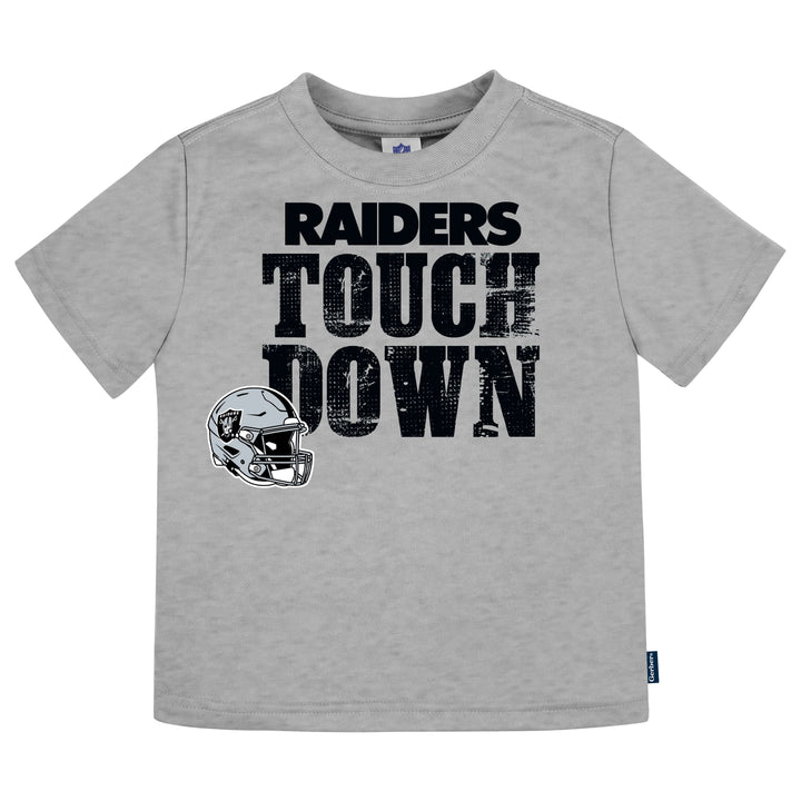 3-Pack Baby & Toddler Boys Raiders Short Sleeve Shirts