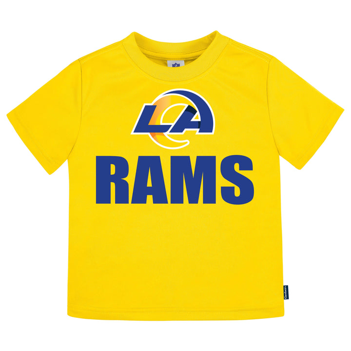 3-Pack Baby & Toddler Boys Rams Short Sleeve Shirts