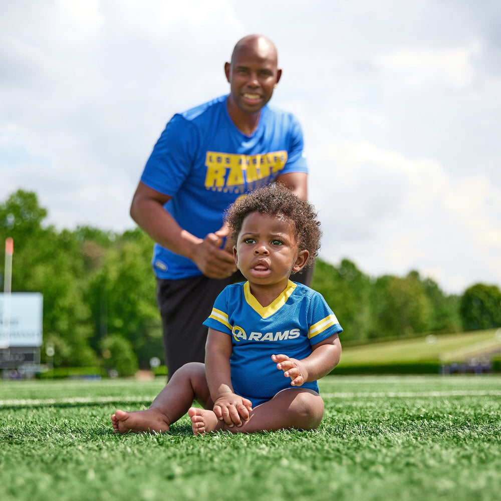 Baby Boys Los Angeles Rams Short Sleeve Jersey Bodysuit NFL NFL 