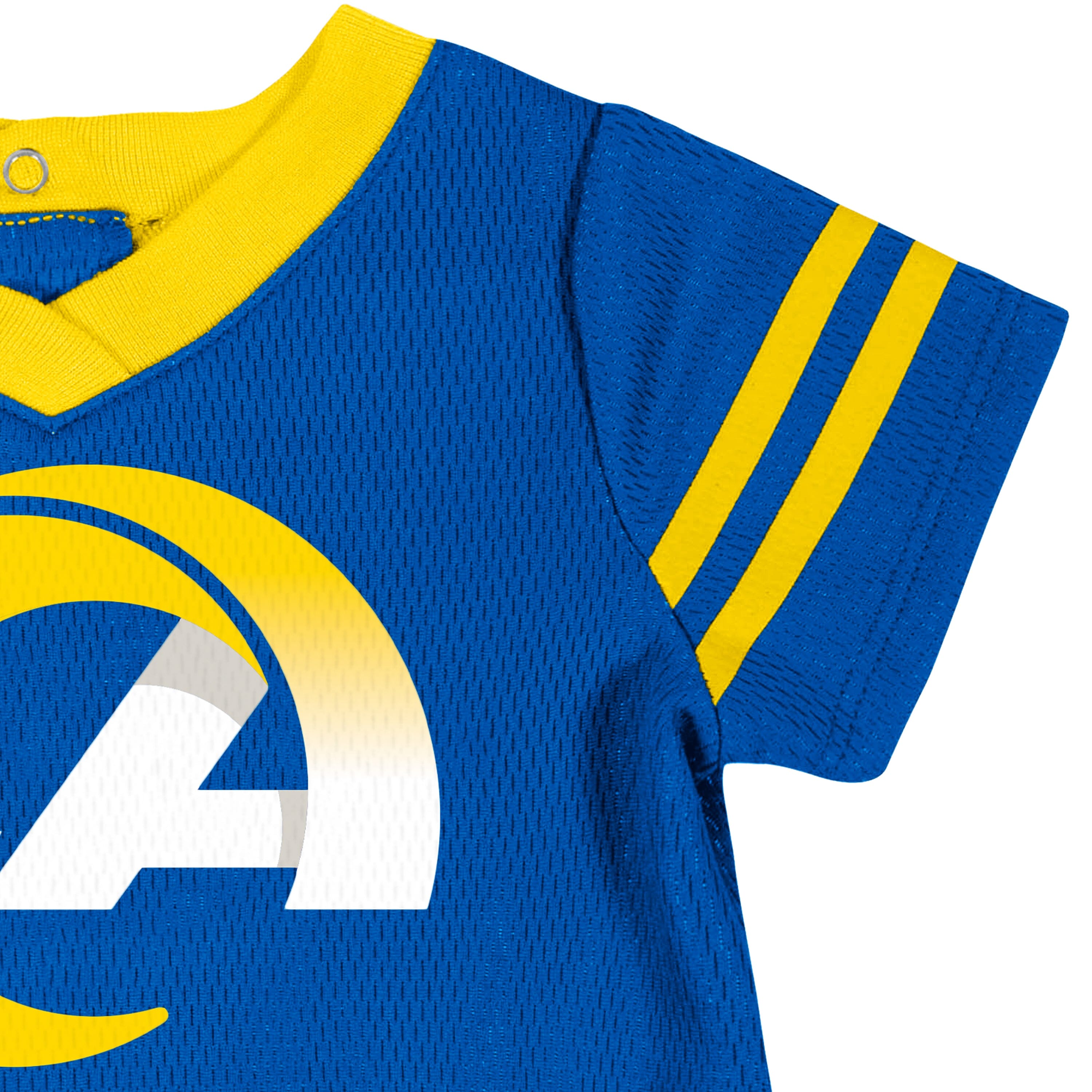 Baby Girls Los Angeles Rams Cheerleader Dress and Panty Set