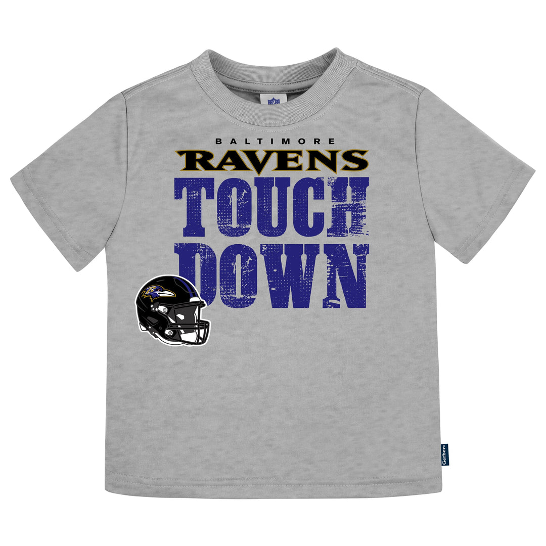 3-Pack Baby & Toddler Boys Ravens Short Sleeve Shirts