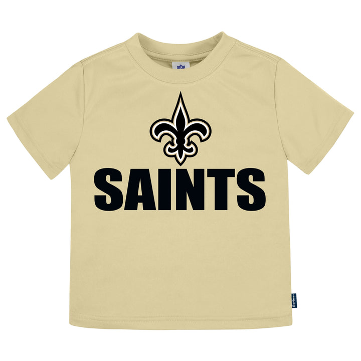 3-Pack Baby & Toddler Boys Saints Short Sleeve Shirts