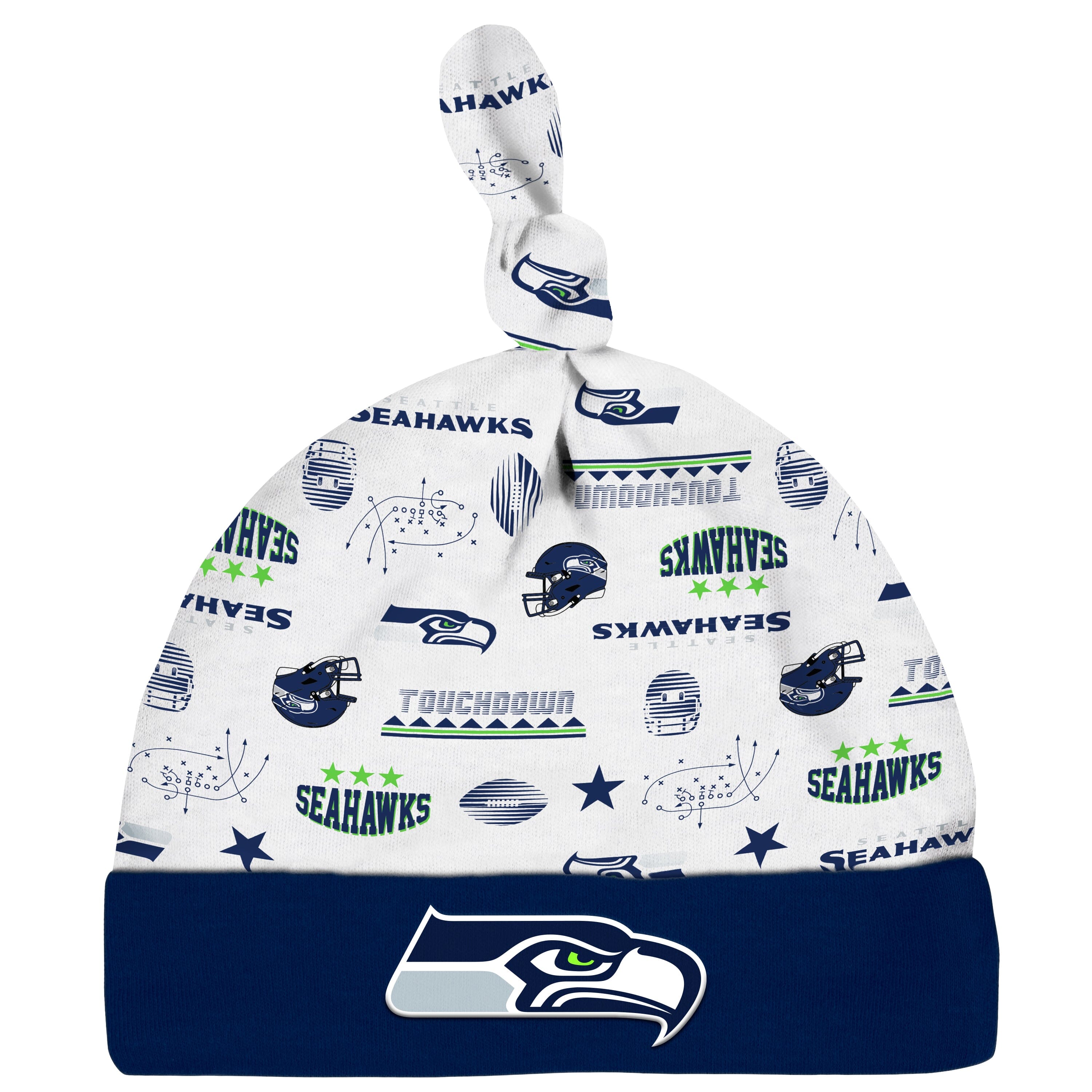 3-Piece Baby Boys Seattle Seahawks Bodysuit, Sleep 'N Play, and Cap Set