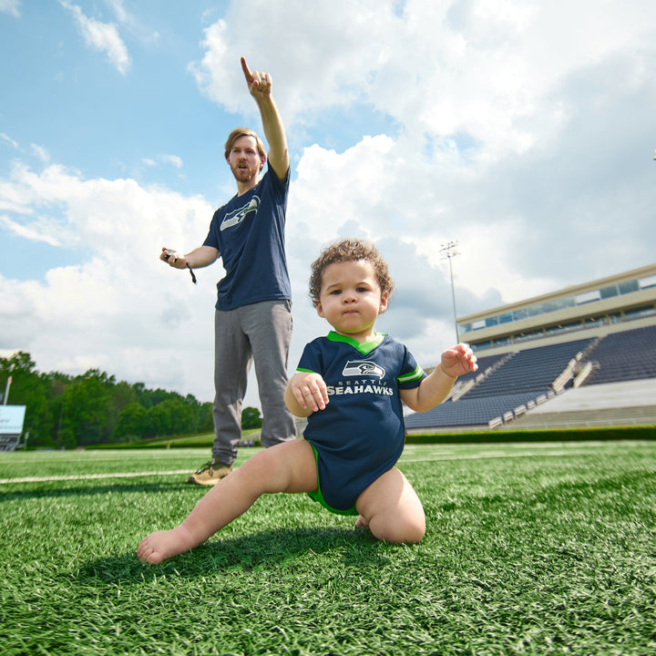 Baby Boys Seattle Seahawks Jersey Bodysuit NFL NFL 
