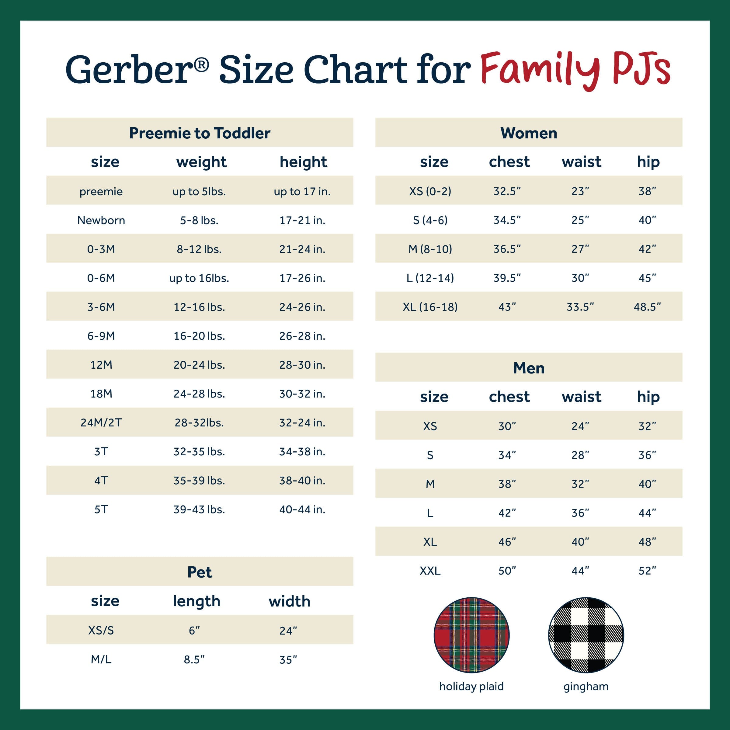 2-Piece Men's Buffalo Plaid Pajama Set