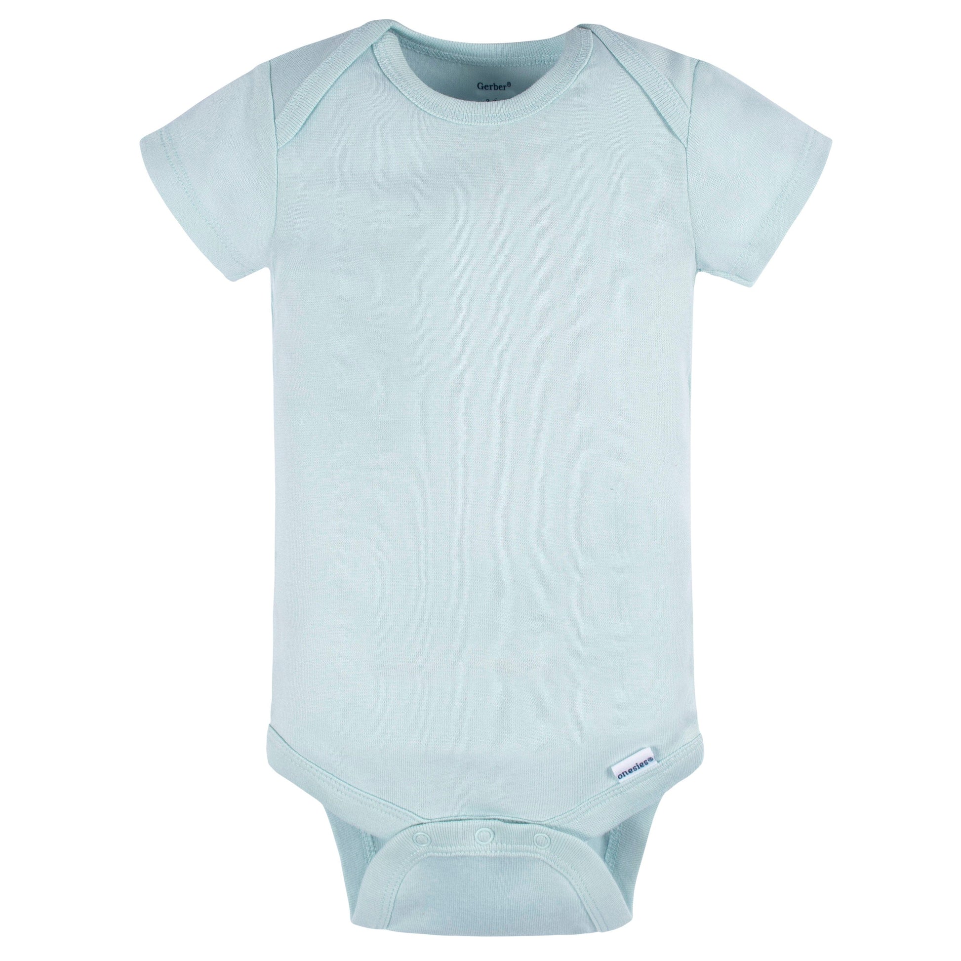 5-Pack Baby Girls Blue/ Pink Short Sleeve Onesies® Bodysuits