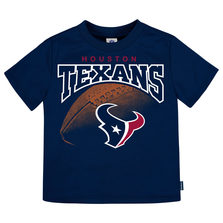 3-Pack Baby & Toddler Boys Texans Short Sleeve Shirts