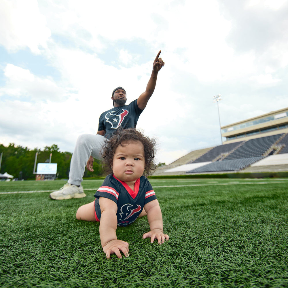 Baby Boys Houston Texans Short Sleeve Jersey Bodysuit NFL NFL 