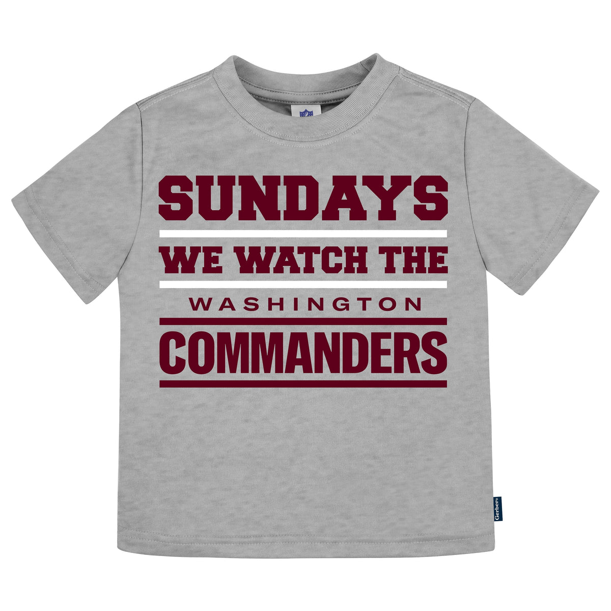 3-Pack Infant & Toddler Neutral Washington Commanders T-Shirts NFL NFL 