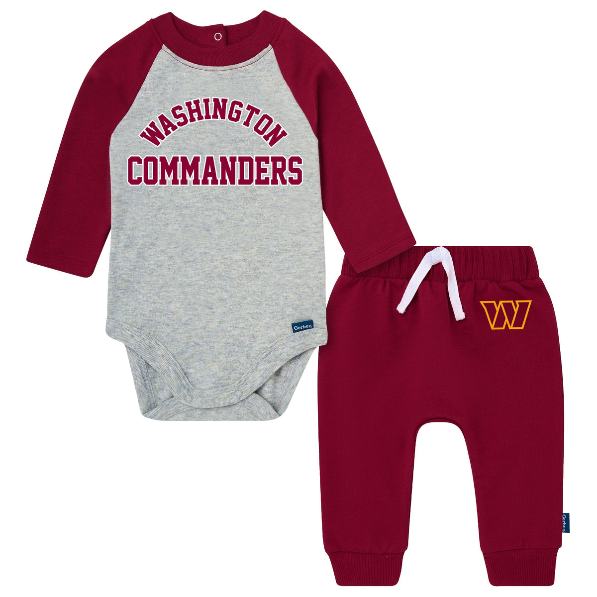 2-Piece Baby Neutral Washington Commanders Bodysuit & Jogger Set NFL NFL 