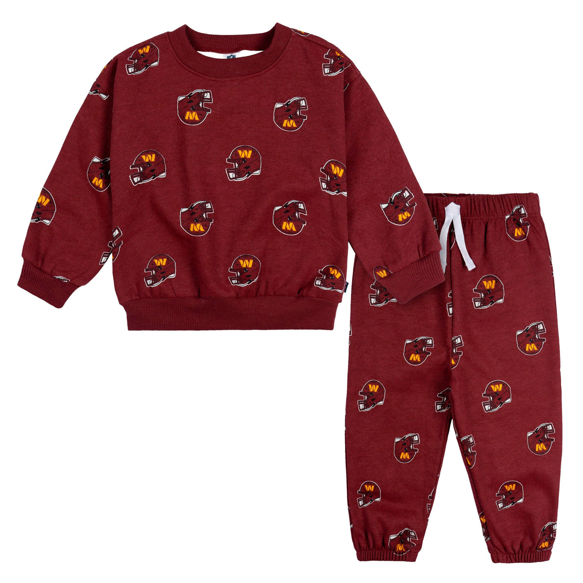 2-Piece Infant & Toddler Neutral Washington Commanders Sweatshirt & Pant Set NFL NFL 