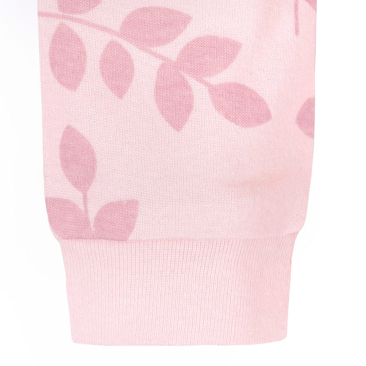 Baby Girls Pink Organic Coveralls