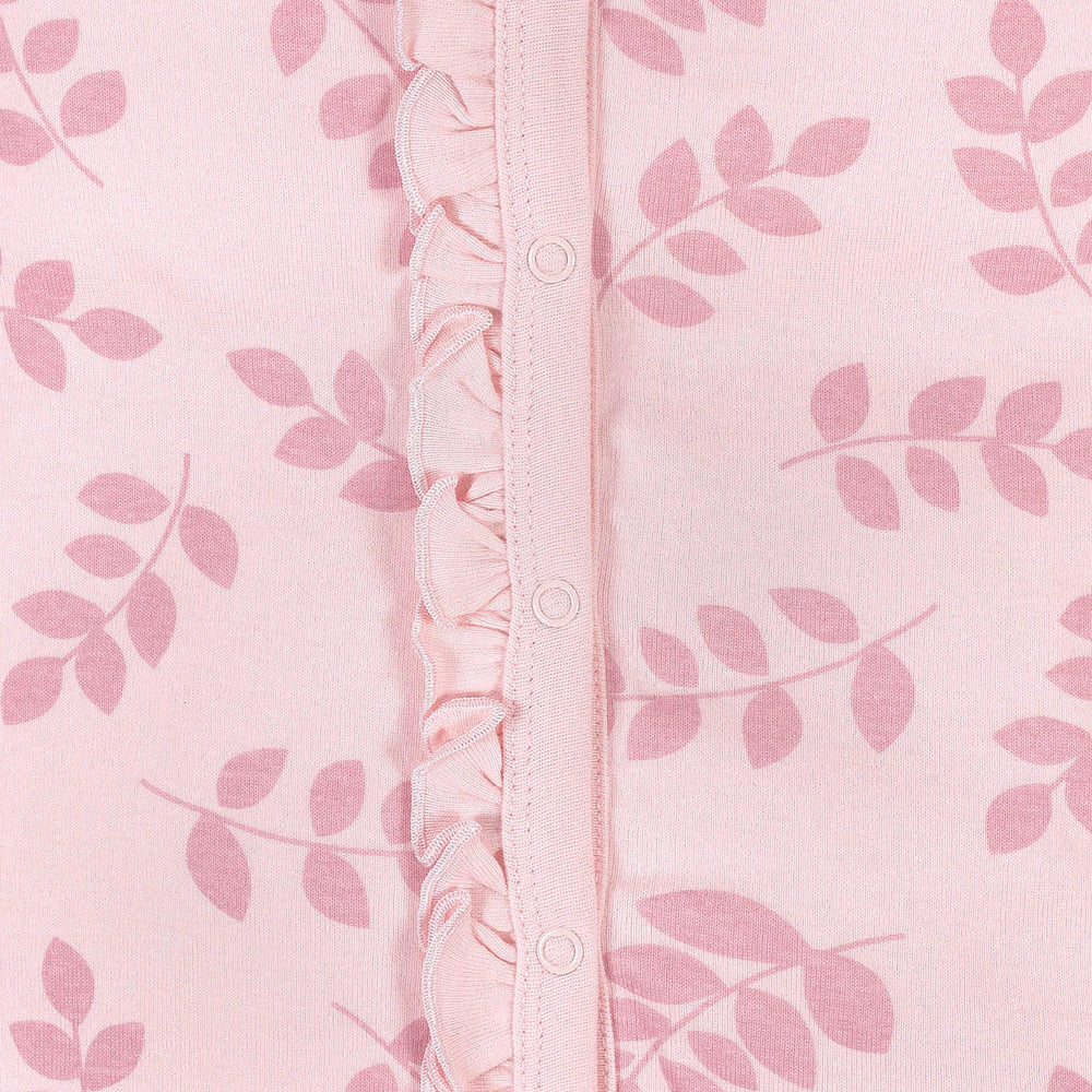 Baby Girls Pink Organic Coveralls