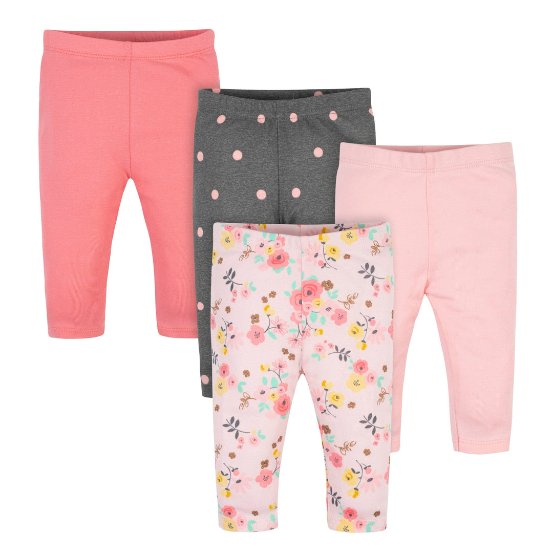 4-Pack Baby Girls Love You Organic Pants – Gerber Childrenswear