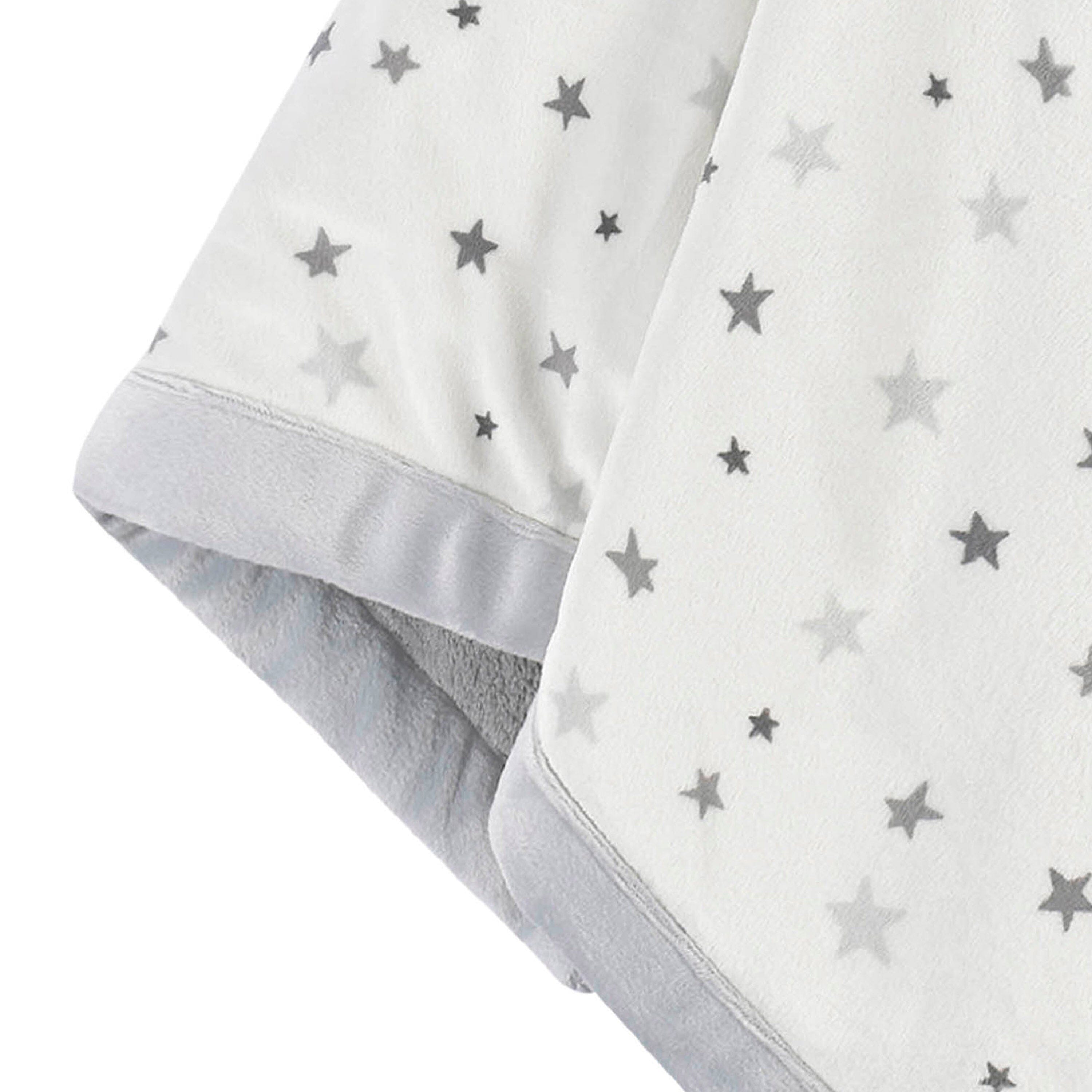 Baby Boys Bear & Stars Oversized Security Blanket