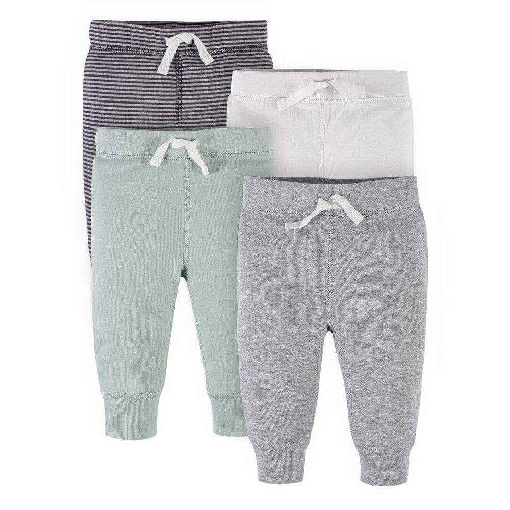 4-Pack Baby Boys Gray Pants