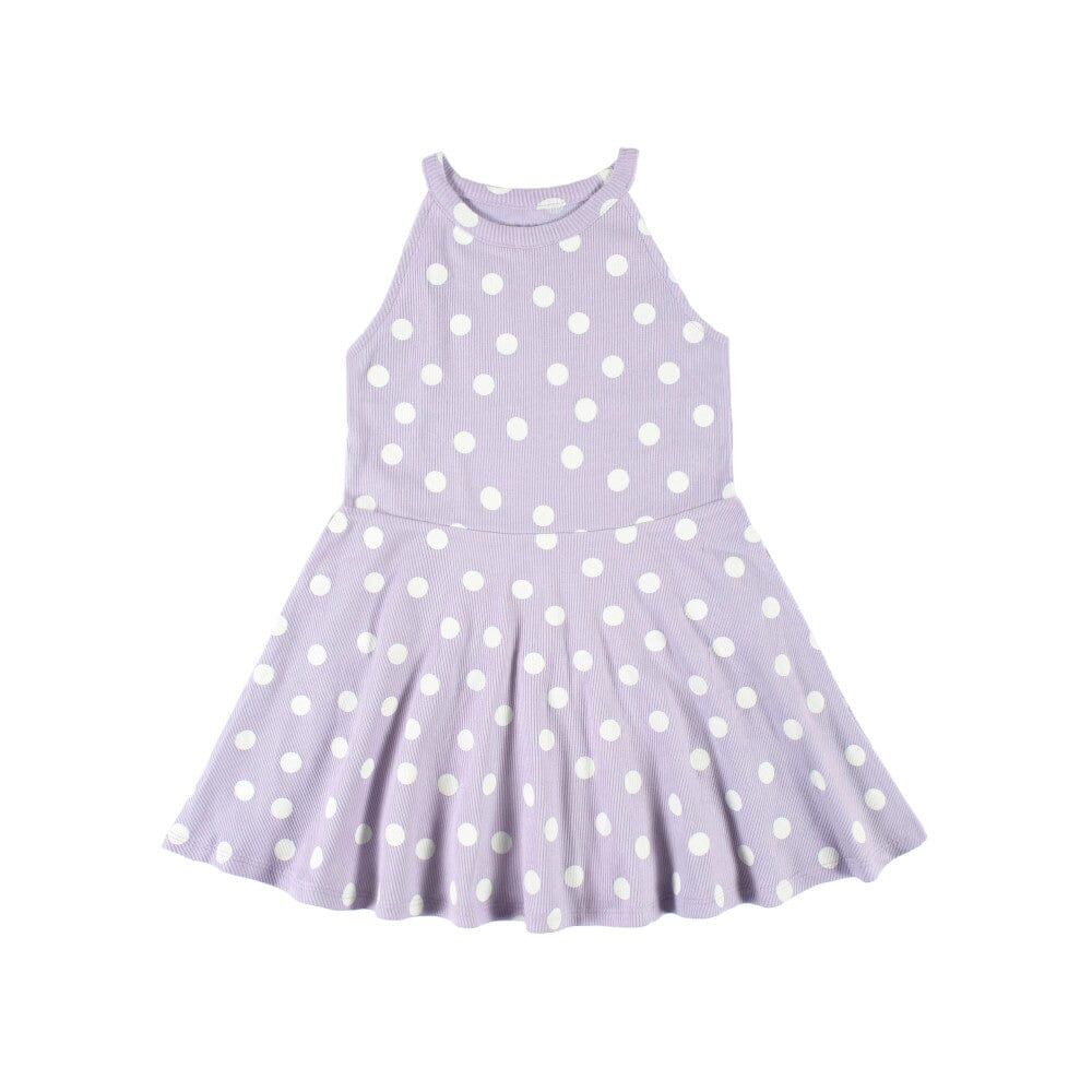 Infant & Toddler Girls Purple Sleeveless Halter Dress