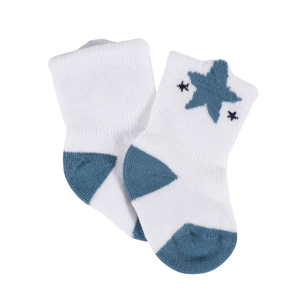 8-Piece Baby Boys Space Wiggle-Proof™ Socks