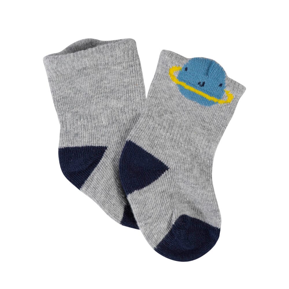 8-Piece Baby Boys Space Wiggle-Proof™ Socks