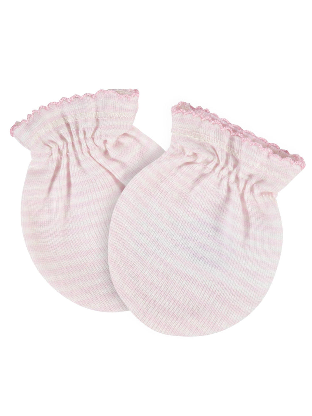 4-Pack Baby Girls Floral Princess No Scratch Mittens
