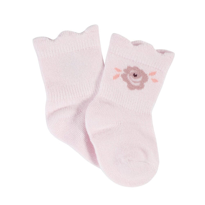8-Piece Baby Girls Princess Wiggle-Proof™ Socks