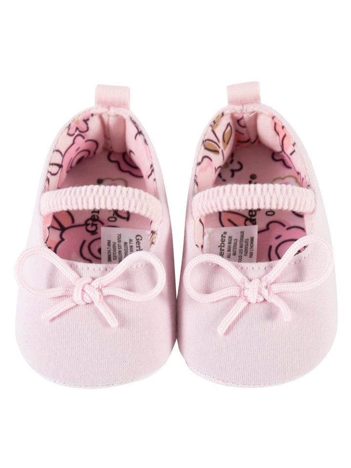 Baby Girls Floral Princess Ballet Slipper Shoes