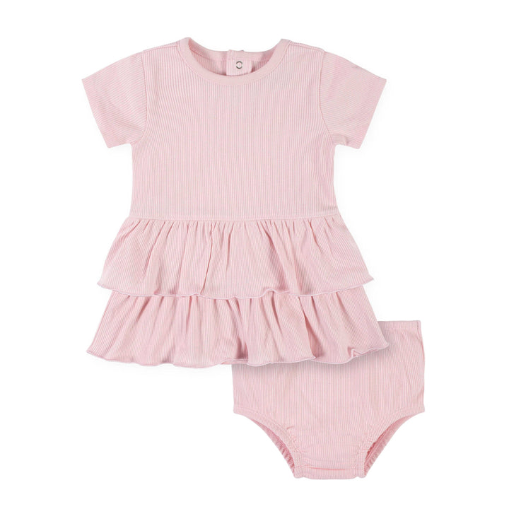 2-Piece Baby Girls Cherries Dress & Diaper Cover