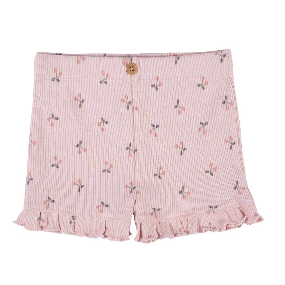 2-Pack Baby Girls Cherry/Pink Shorts
