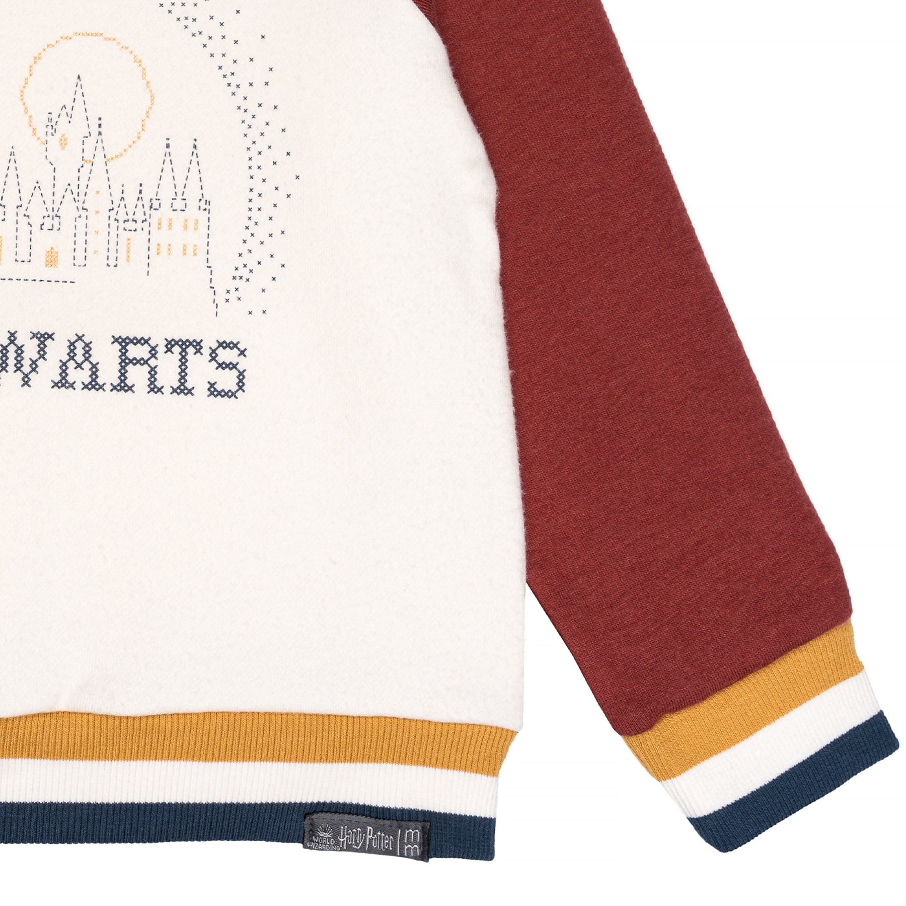Infant and Toddler Neutral Hogwarts Ivory Colorblock Sweatshirt ...