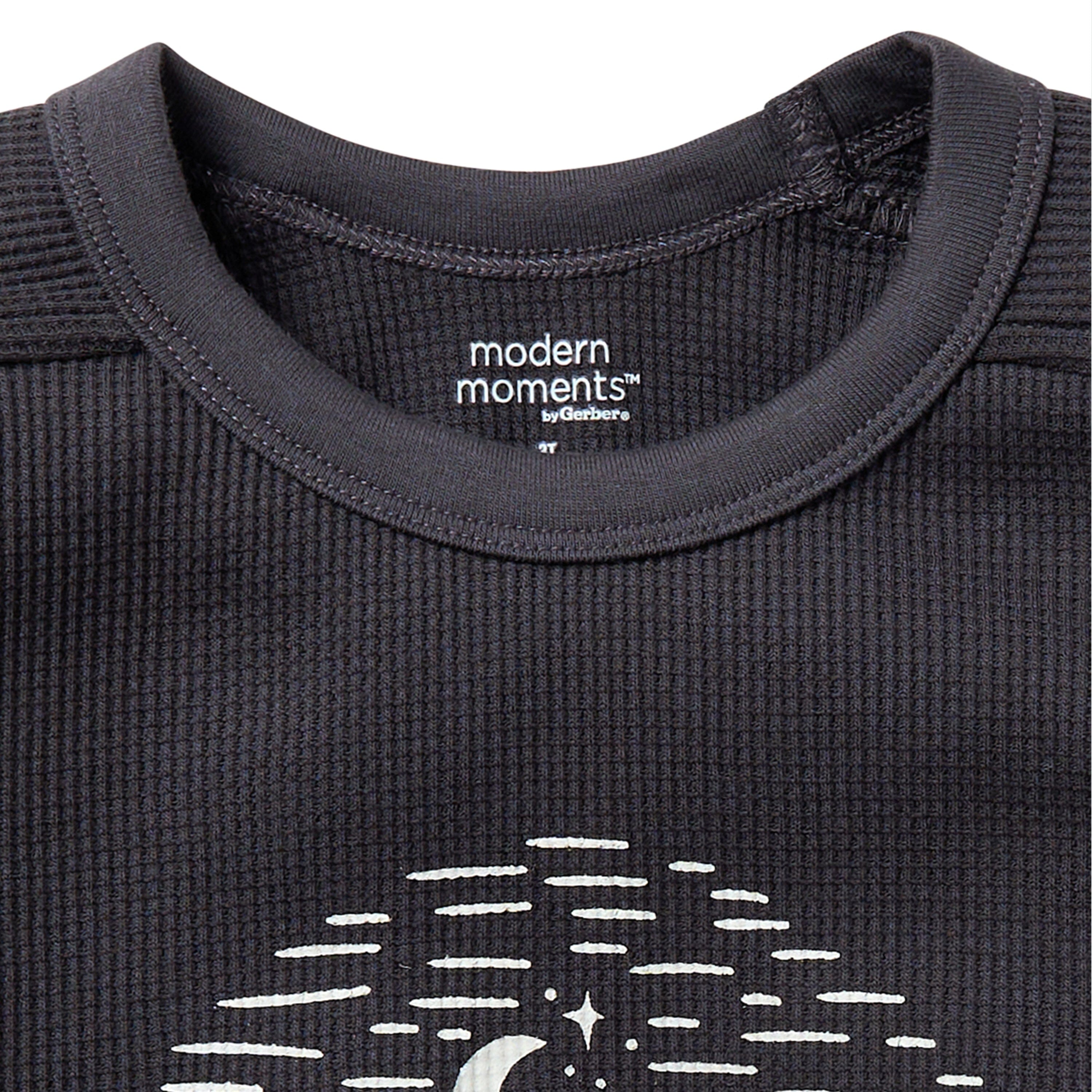 Infant & Toddler Boys Dark Grey Box Shirt Tops Modern Moments™ by Gerber® 