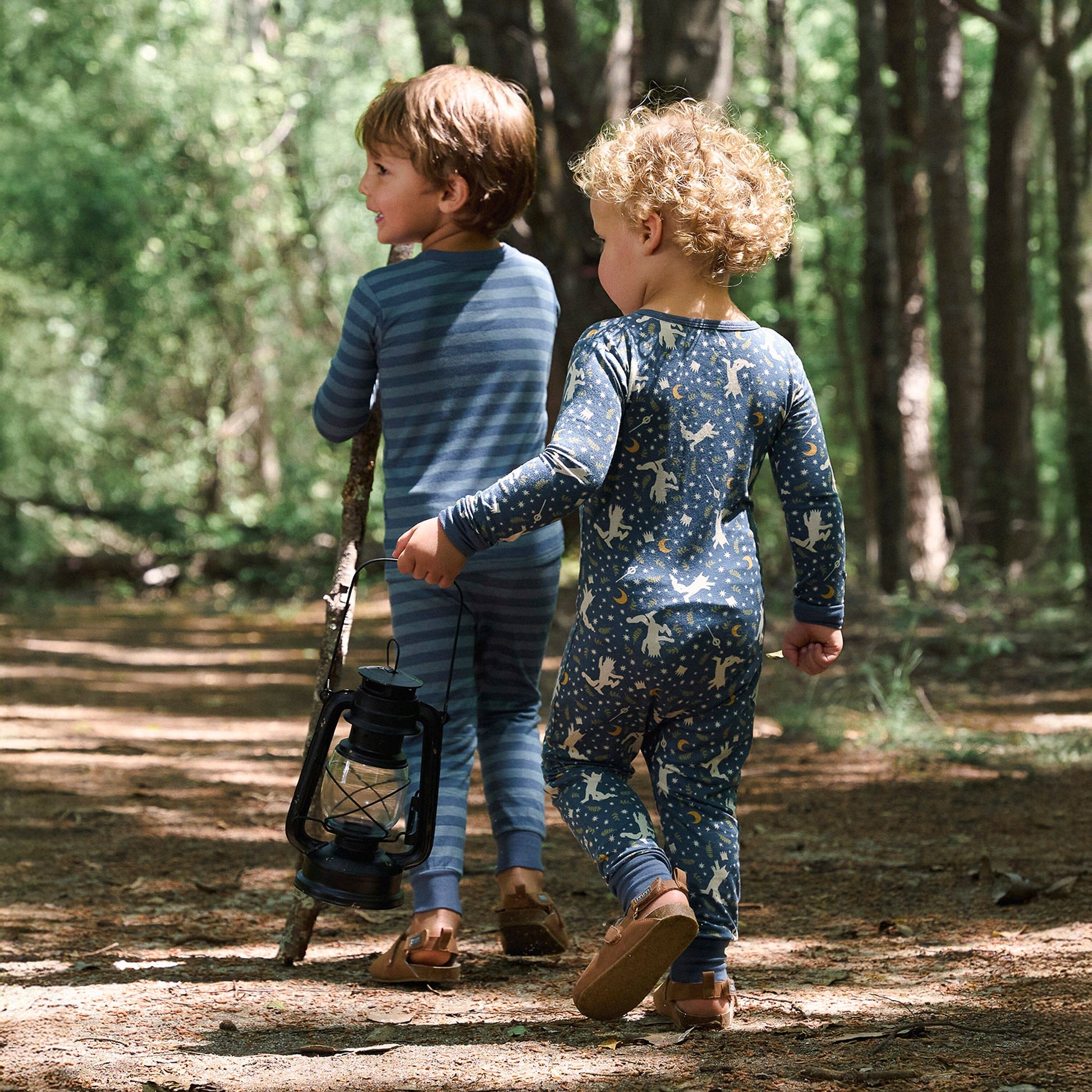 2-Piece Infant & Toddler Boys Blue Stripe Where The Wild Things Are Snug Fit Pajama Set Sleepwear Modern Moments™ by Gerber® 