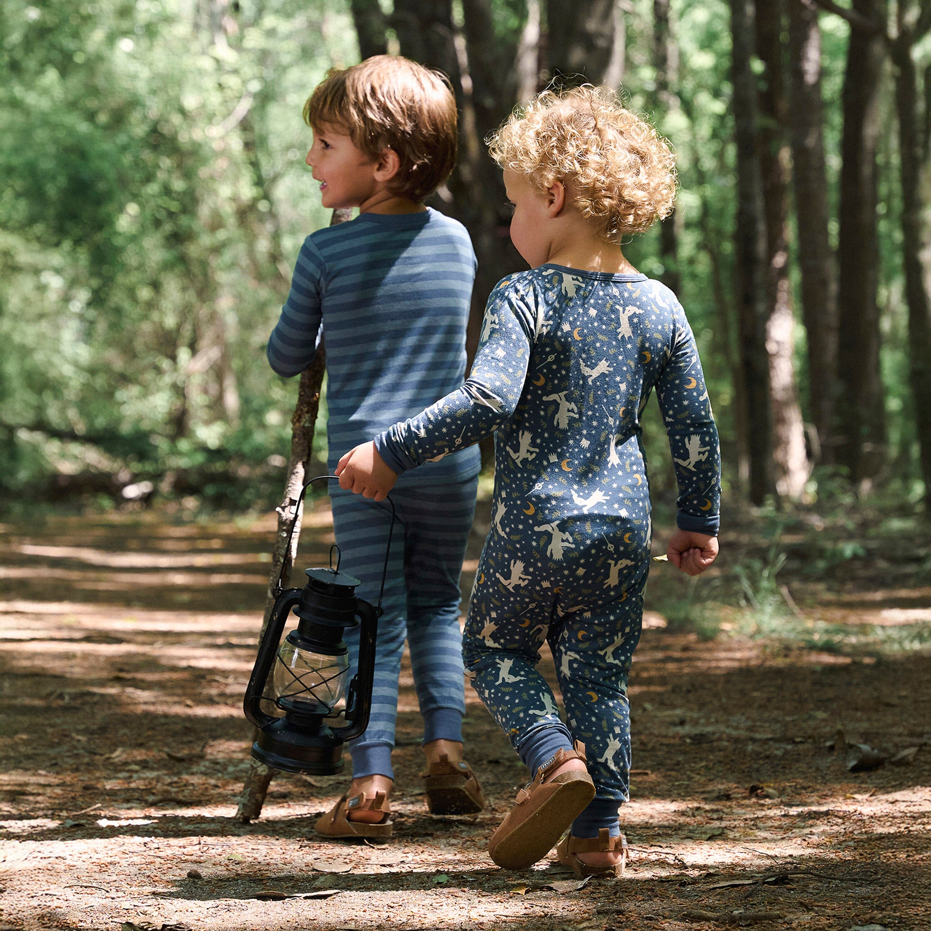 2-Piece Infant & Toddler Boys Blue Stripe Where The Wild Things Are Snug Fit Pajama Set Sleepwear Modern Moments™ by Gerber® 
