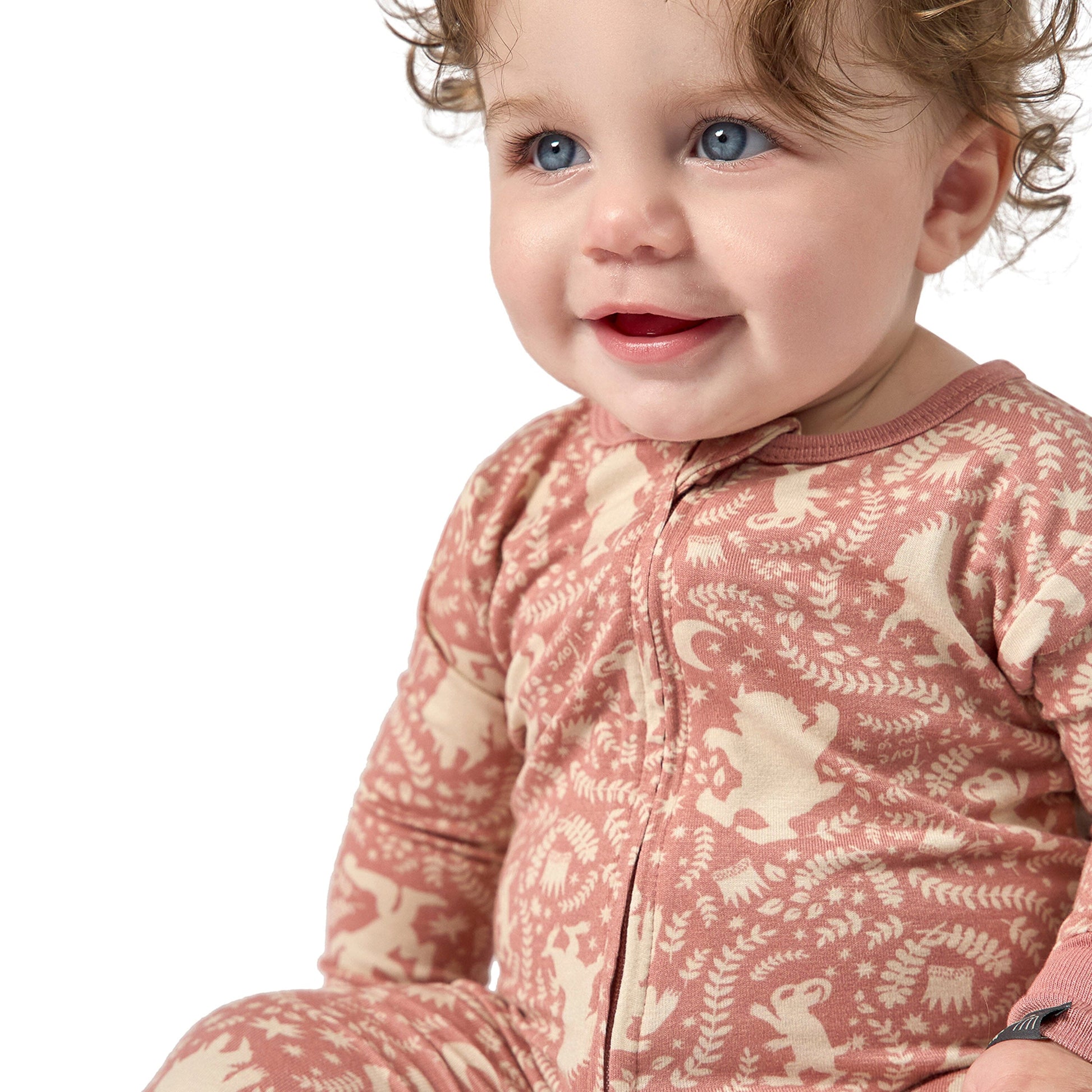 Baby & Toddler Girls Dusty Rose Where The Wild Things Are Footless Pajamas Sleepwear Modern Moments™ by Gerber® 