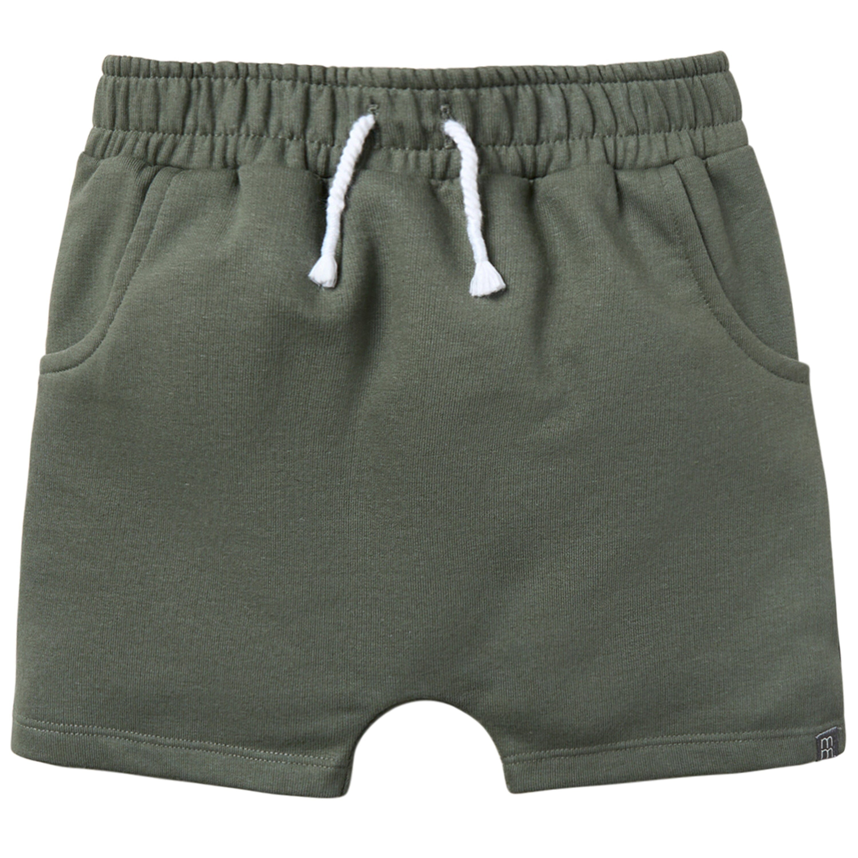2-Pack Infant & Toddler Boys Dark Green & Light Tan Harem Shorts Bundle bottoms Gerber Childrenswear 