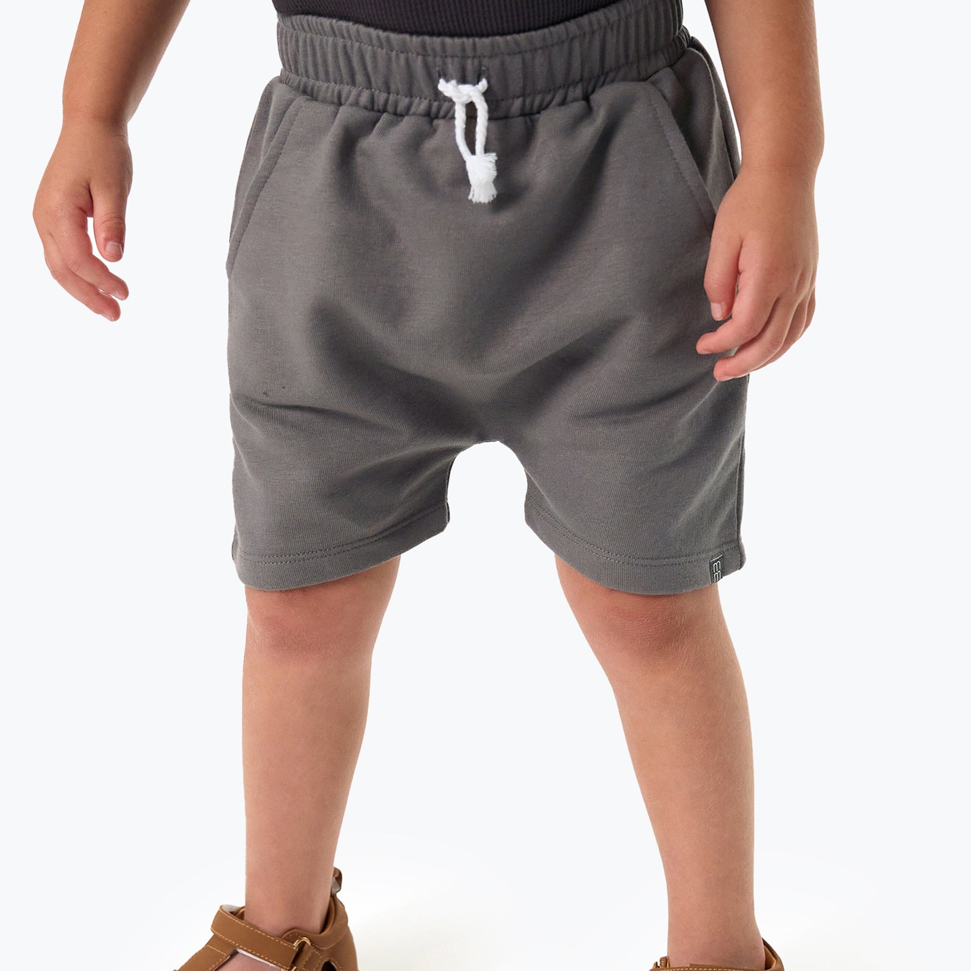 2-Pack Infant & Toddler Boys Dark Blue & Grey Harem Shorts Bundle Gerber Childrenswear 