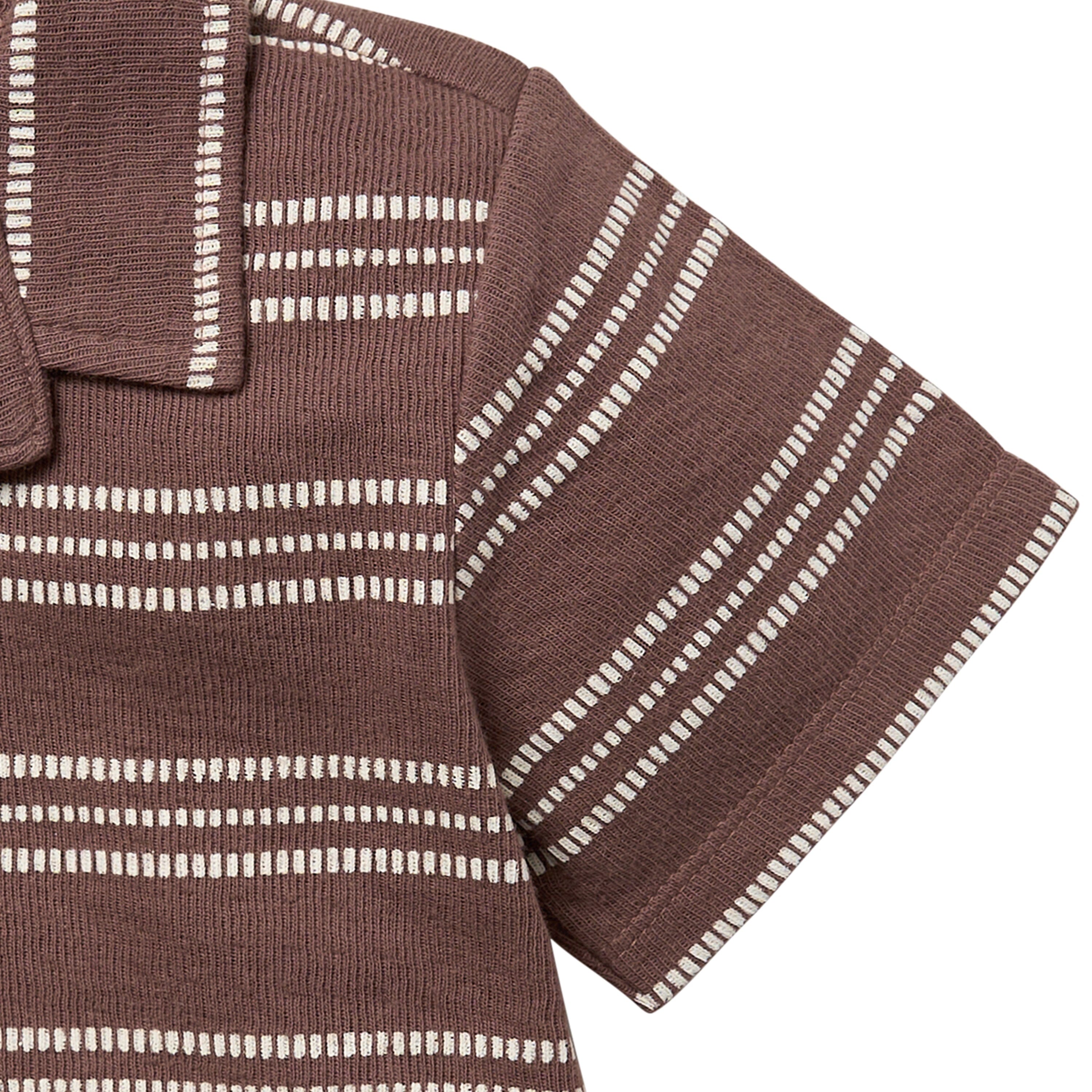 2-Pack Infant & Toddler Boys Brown Collar Top & Harem Pants Bundle outfits Gerber Childrenswear 