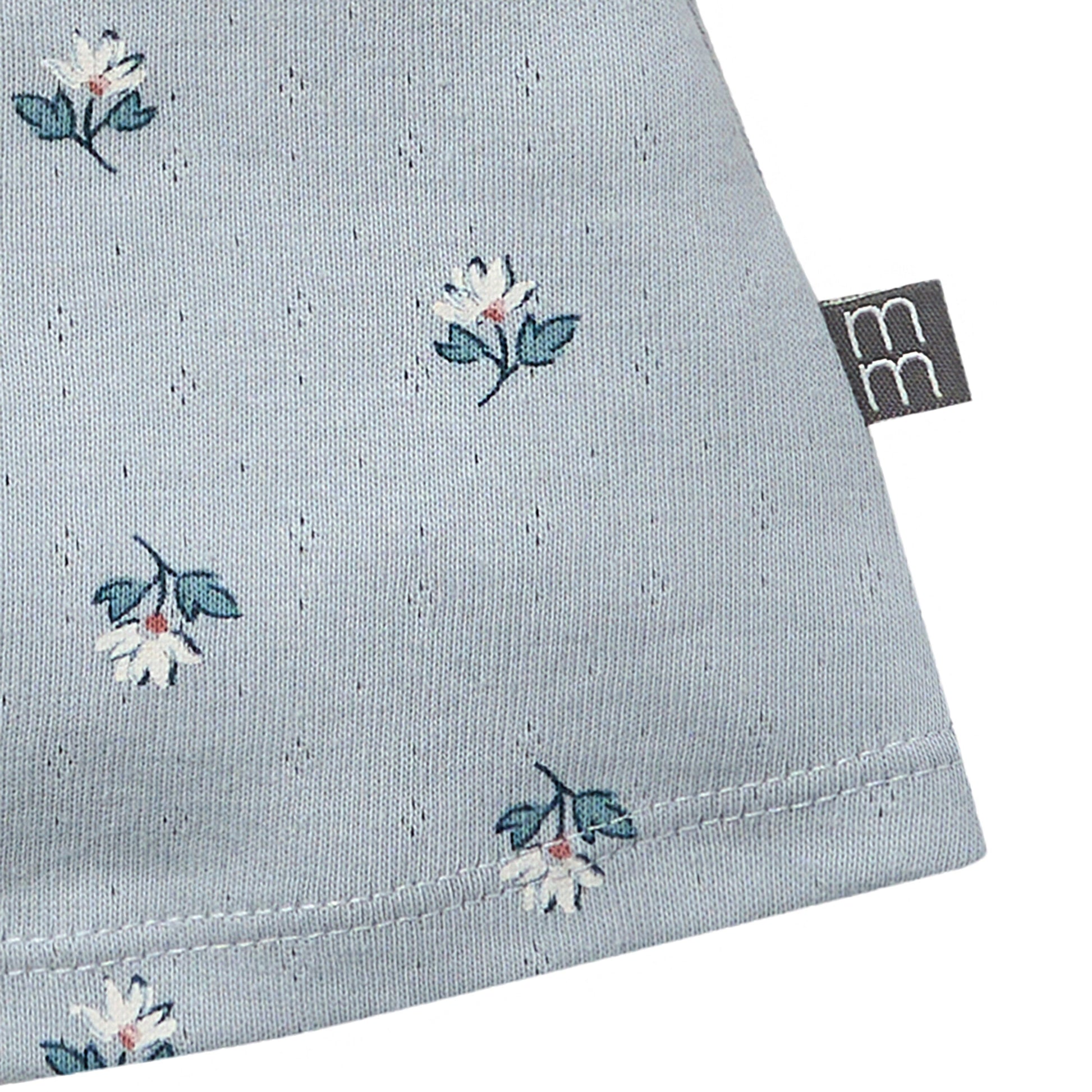 2-Piece Infant & Toddler Girls Light Blue Daisy Ruffled Sleeve Top & Smocked Wide Leg Shorts Bundle outfits Modern Moments™ by Gerber® 