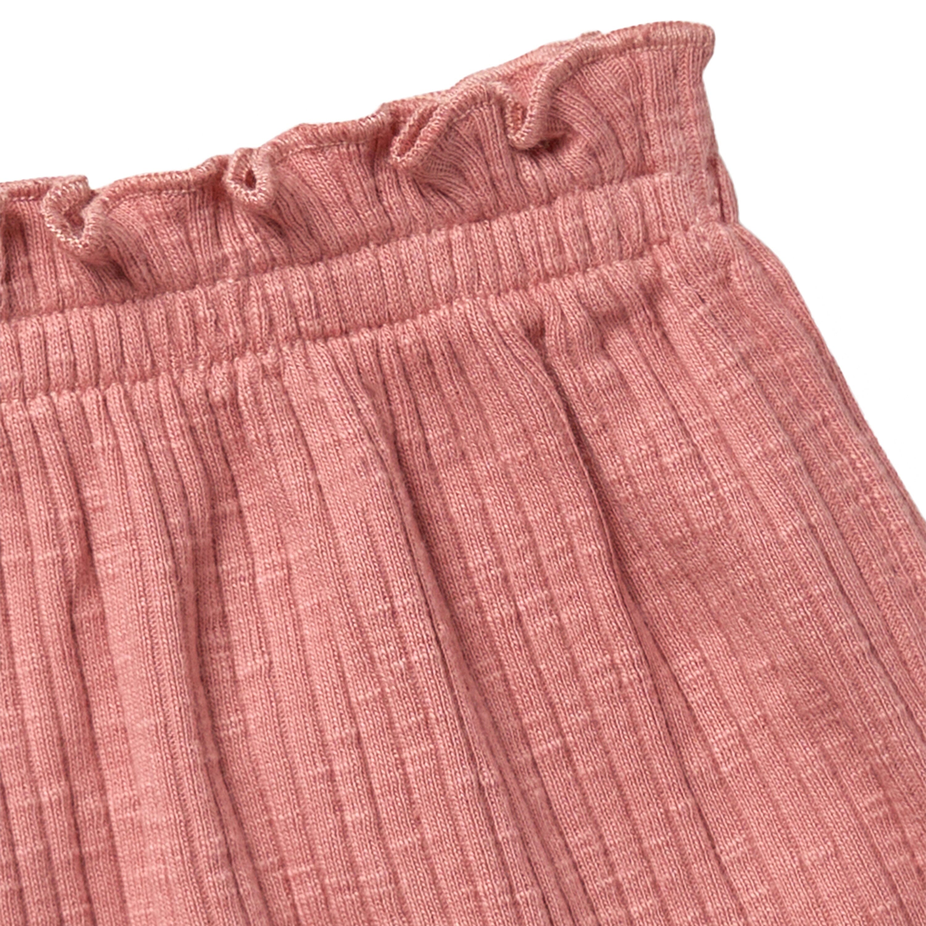 2-Pack Medium Rose Ruffled Sleeveless Top & Wide Leg Shorts Bundle outfits Gerber Childrenswear 