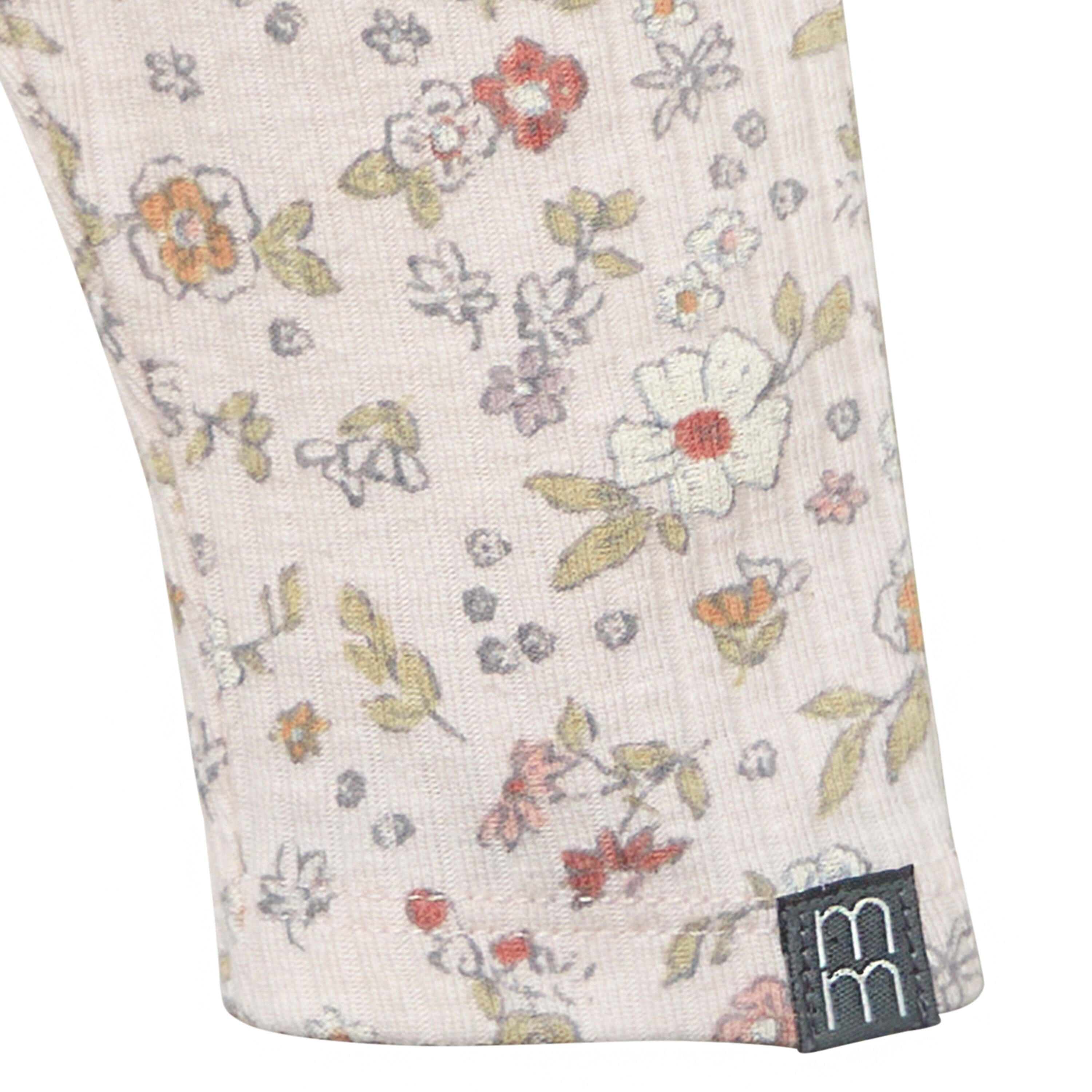 2-Piece Baby Girl Rose Spring Flower Short Sleeve Bodysuit & Pant Bundle outfits Modern Moments™ by Gerber® 