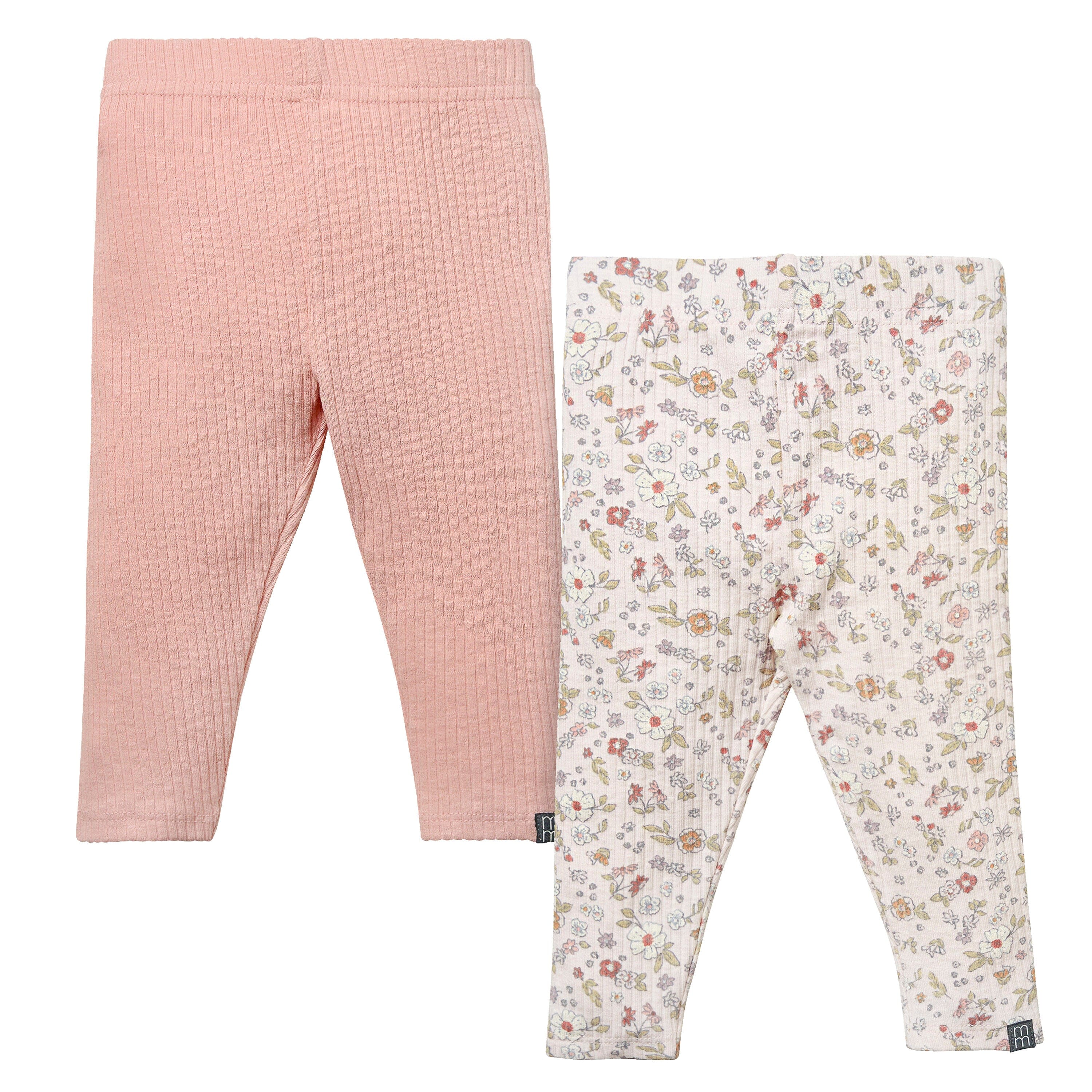 2-Pack Baby Girl Rose Spring Legging Bundle bottoms Modern Moments™ by Gerber® 