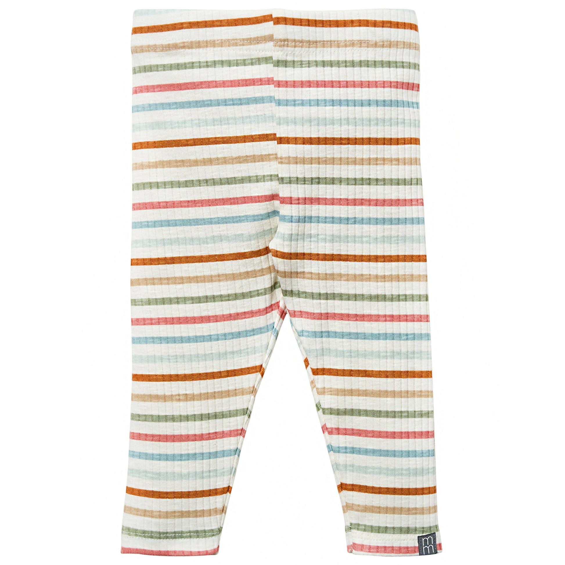 2-Pack Baby Neutral Brown & Ivory Striped Legging Bundle bottoms Modern Moments™ by Gerber® 
