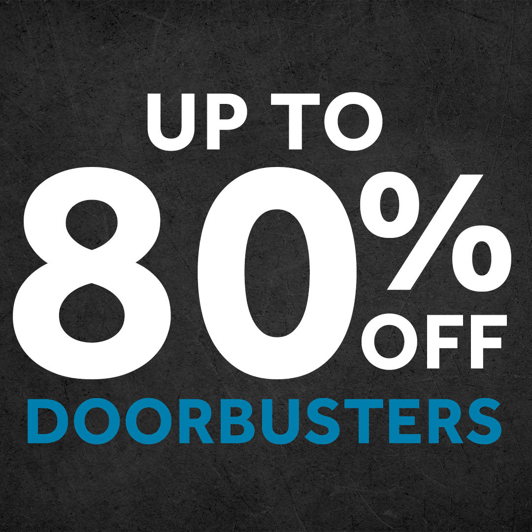 Get ready to save big with Black Friday Doorbusters! Uncover incredible deals with up to 80% off doorbusters.