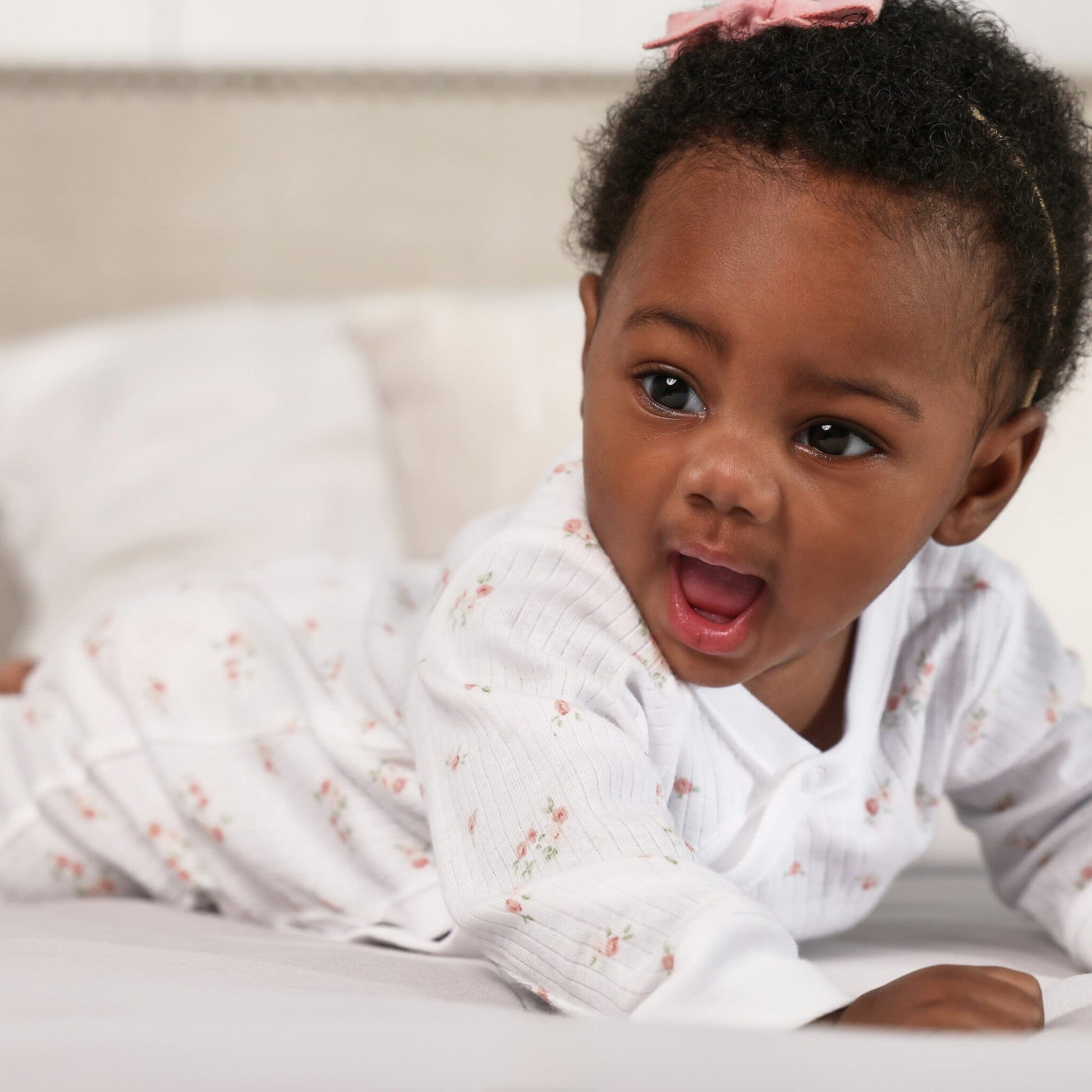 Baby Girls Floral Footless Pajamas Sleepwear Gerber® 