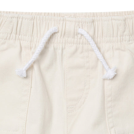 Baby & Toddler Girls Light Tan Stretch Twill Shorts