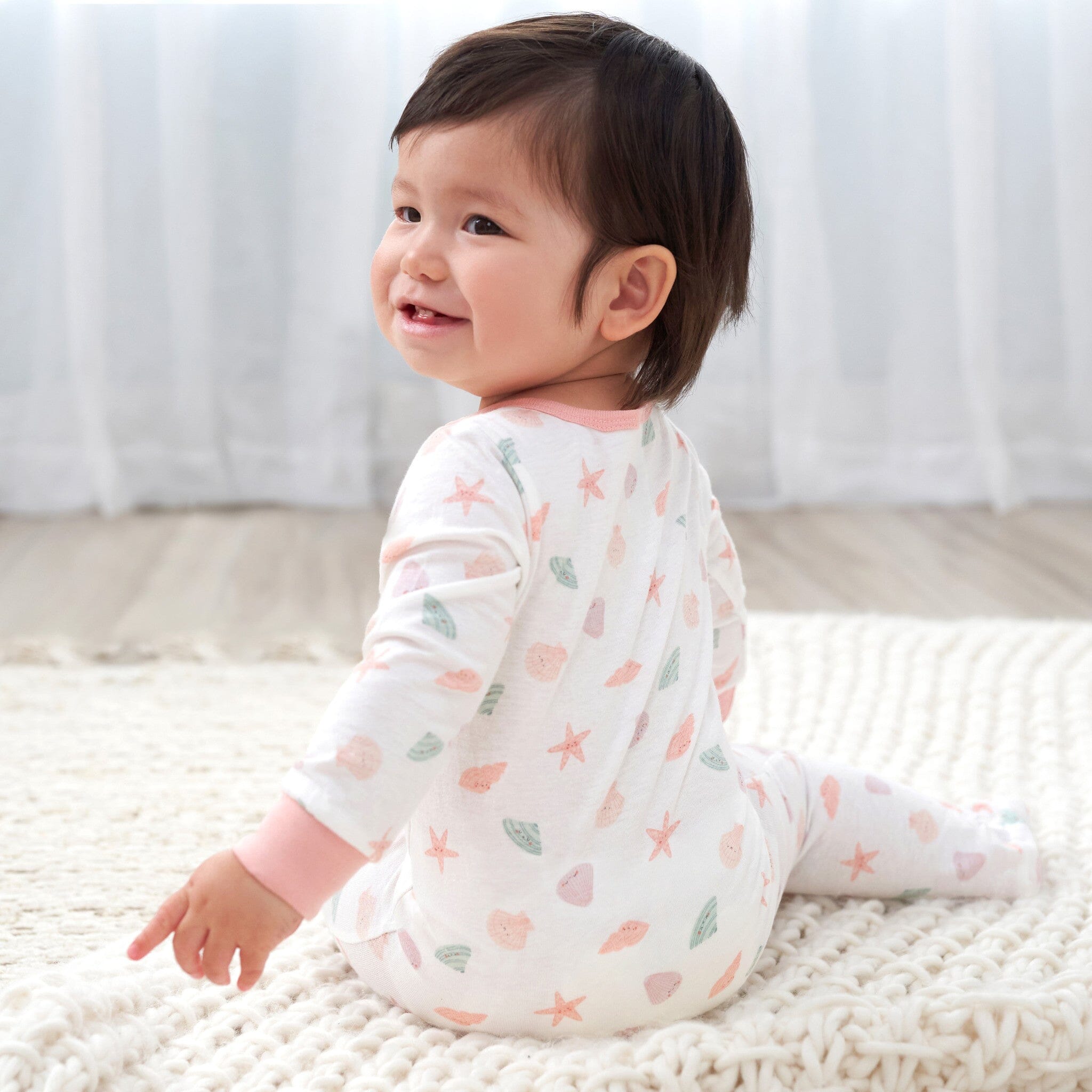 Baby Girls She Sells Sea Shells Sleep 'N Play sleepwear Gerber® 