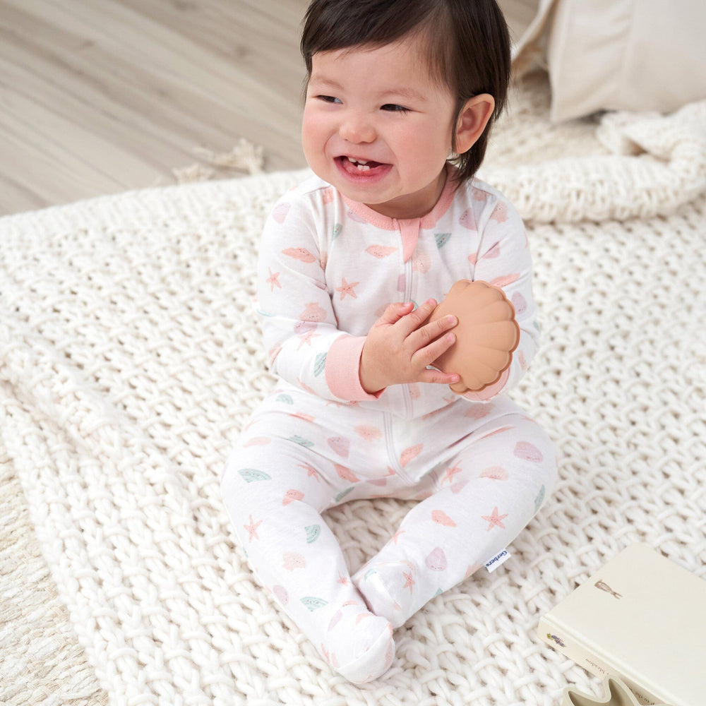 Baby Girls She Sells Sea Shells Sleep 'N Play sleepwear Gerber® 