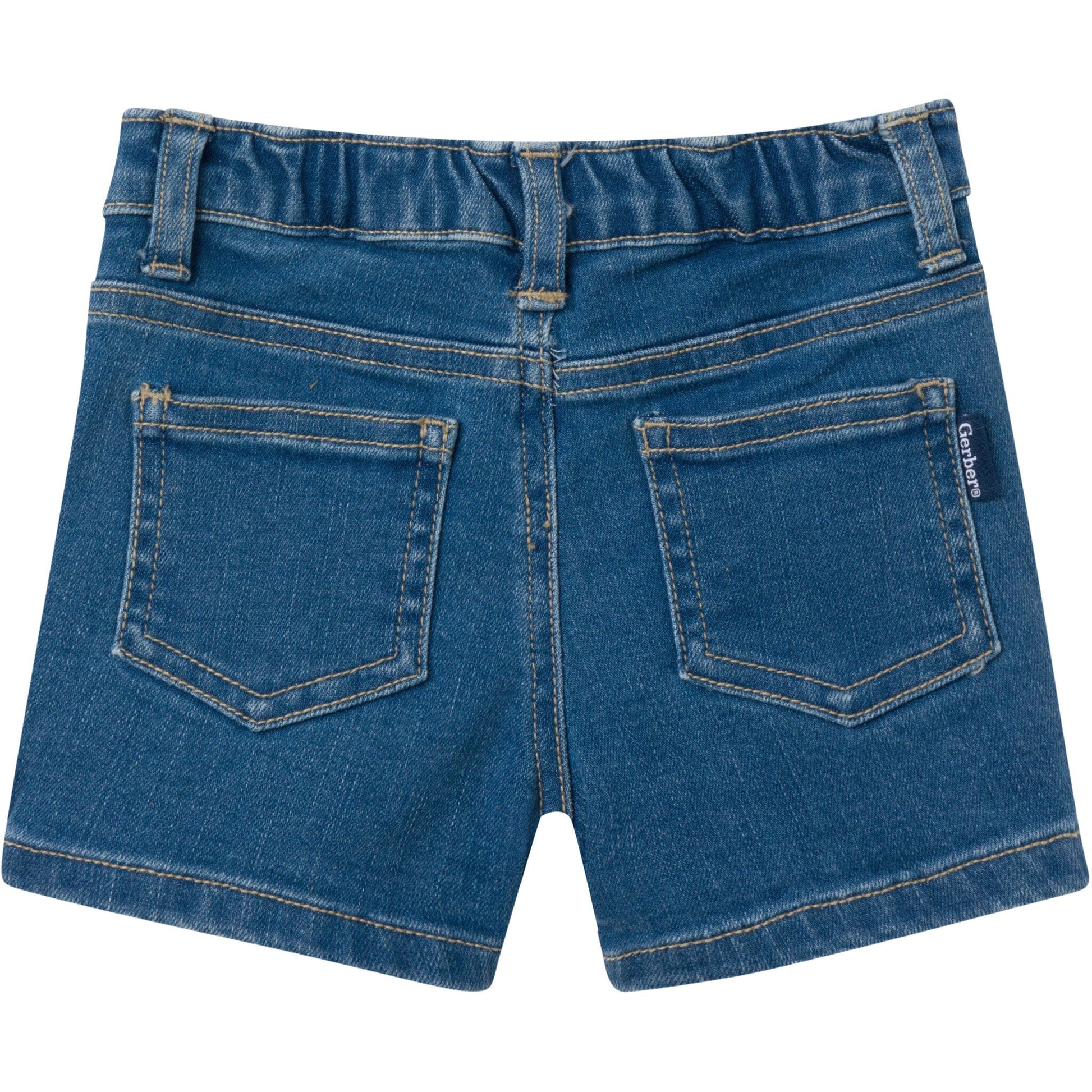 Baby & Toddler Neutral Light Wash Denim Shorts Pants & Bottoms Gerber® 